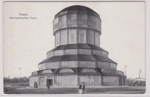 903390 Ak Posen Poznań - Oberschlesischer Turm um 1910