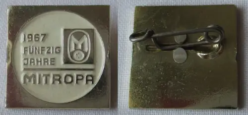 seltenes DDR Abzeichen Fünfzig Jahre Mitropa 1967 (111495)