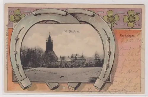 903385 Jugendstil Ak Gardelegen St.Nicolaus 1901