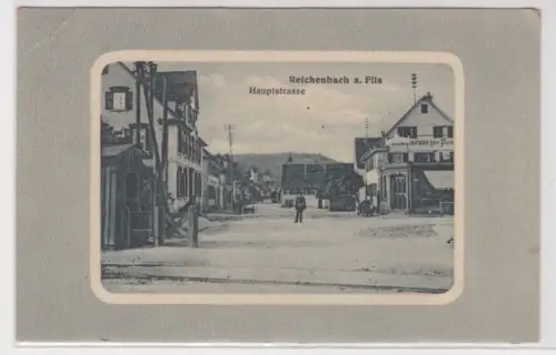 905351 Feldpost Ak Reichenbach a.Fils Hauptstrasse 1915