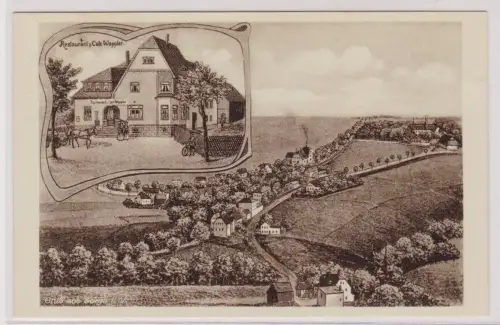 903287 Ak Gruß aus Sorga i.V. Restaurant & Café Wappler um 1920