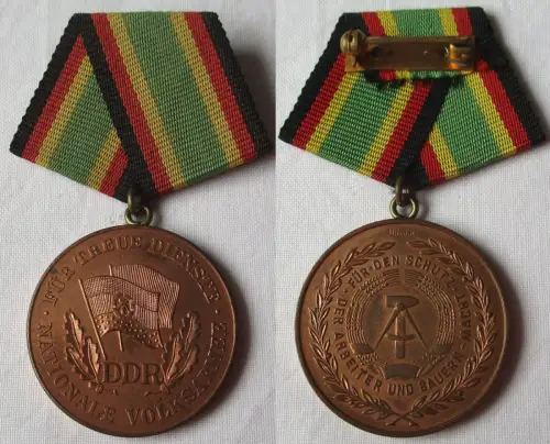 DDR Medaille für treue Dienste NVA Bronze MUSTER Bartel 151 (150494)