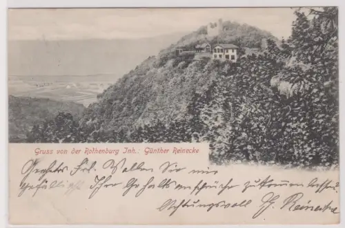 904231 Ak Gruß von der Rothenburg im Kyffhäuser 1901