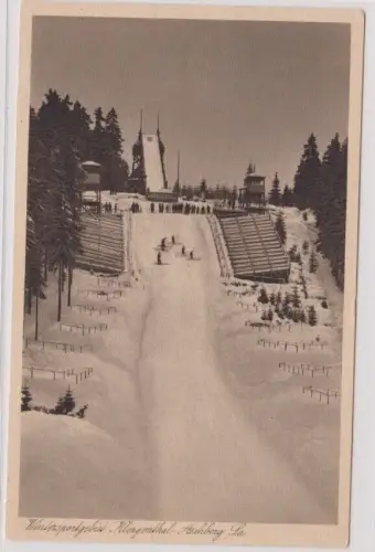 904127 Ak Klingenthal Curt A.Seydel Schanze am Aschberg 1929