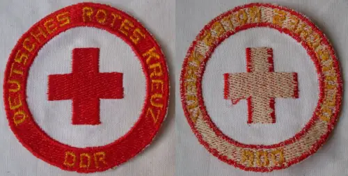 DDR Aufnäher Stoffabzeichen DRK Deutsches Rotes Kreuz (164757)