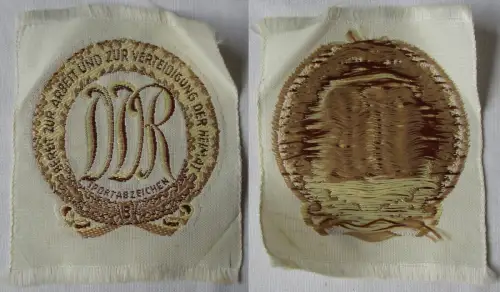 Aufnäher Sportabzeichen DDR Bereit zur Arbeit und zur Verteidigung... (164390)