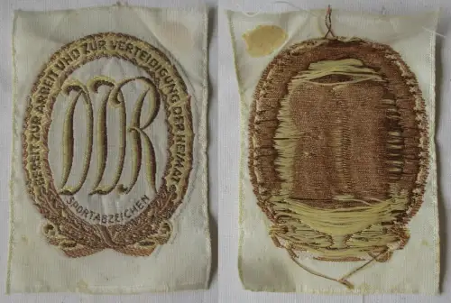 Aufnäher Sportabzeichen DDR Bereit zur Arbeit und zur Verteidigung... (164784)