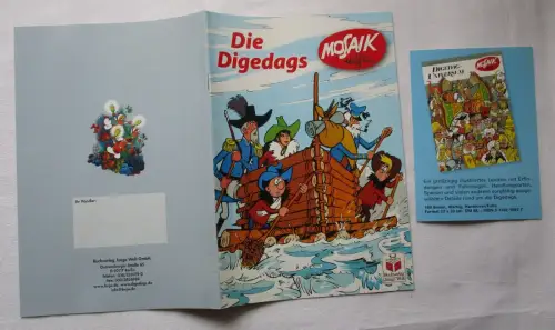 Reklame Prospekt Mosaik Gesamtverzeichnis 2003 Die Digedags A5 Format