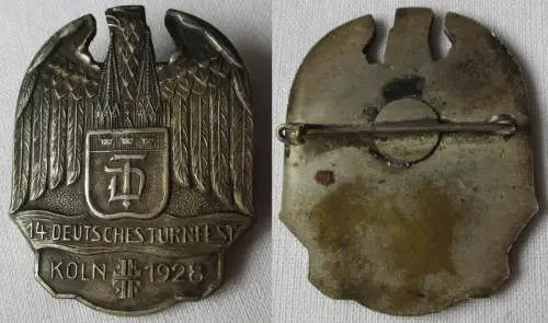 Abzeichen 14. Deutsches Turnfest Köln 1928 Deutsche Turnerschaft (156533)