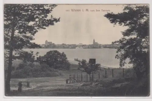 903988 Ak Waren in Mecklenburg von den Tannen 1913