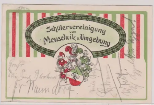 903994 Studentika Ak Schülervereinigung von Meuselwitz und Umgebung um 1920