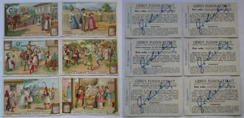 4/165865 Liebigbilder Serie Nr. 589 Erntegebräuche 1904