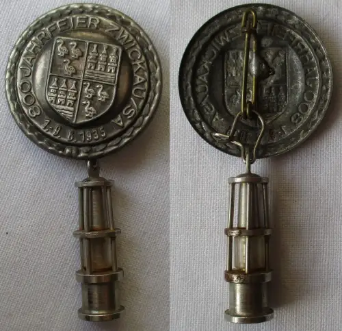 seltenes Blech Abzeichen 800 Jahrfeier Zwickau 1935 (119339)