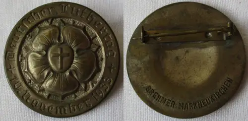 seltenes Abzeichen Deutscher Luthertag 10.November 1933 (112755)