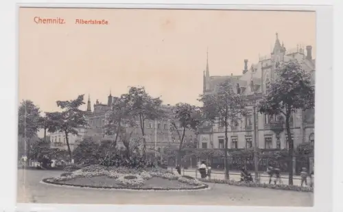 906353 Ak Chemnitz Albertstrasse um 1920