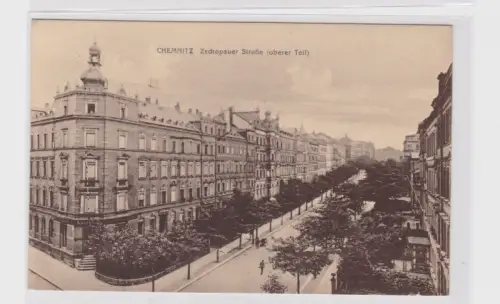 906201 Ak Chemnitz Zschopauer Strasse (oberer Teil) um 1920