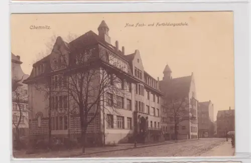 905358 Feldpost Ak Chemnitz - Neue Fach- und Fortbildungsschule 1917