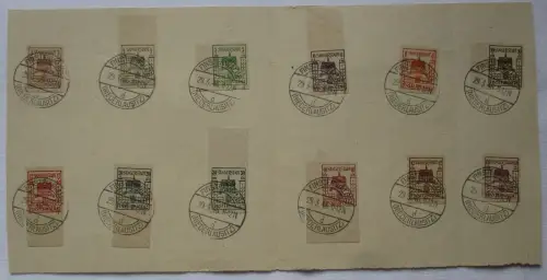 Lokalausgaben Finsterwalde Sonderblatt Mi 1-12 gestempelt Wert 12 EUR (165417)
