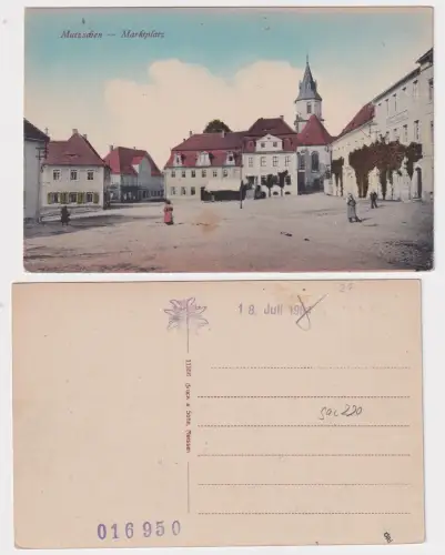 906080 Ak Mutzschen - Marktplatz,