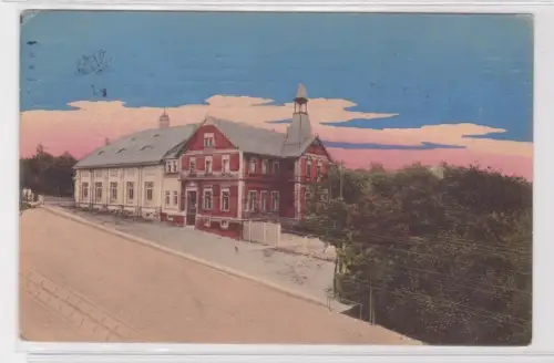 906473 Ak Bernsdorf-Chemnitz - Neue Reichenhainer Schänken, Straßenansicht 1911