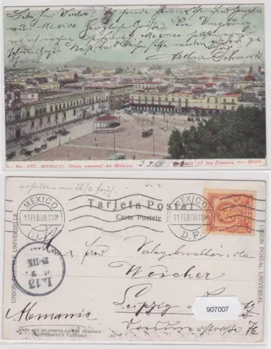 907007 AK No. 177 Mexico - Vista general de México 1908