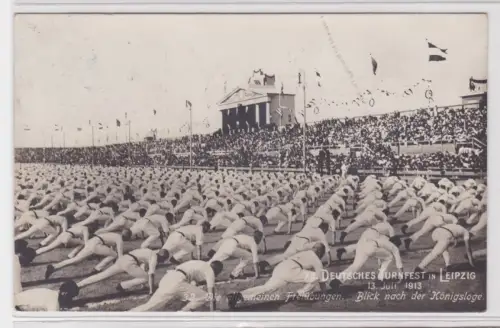 906729 Ak Leipzig 12.Deutsches Turnfest 1913 Turnplatz