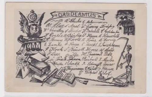 906196 Studentika Foto Eisleben Gaudeamus um 1930