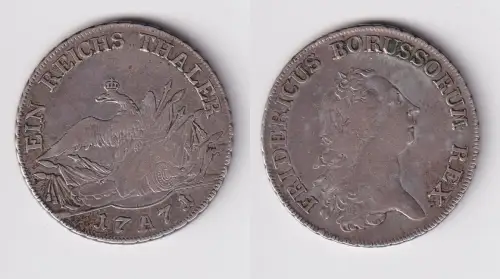 1 Taler Silber Münze Preussen Fridericus Rex 1771 A (171304)
