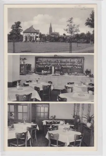 76385 Mehrbild Ak Hallern in Westfalen Bahnhofsgaststätten 1962
