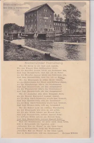 908310 Ak Bremervörde die Oste und Mühlenwerke 1939
