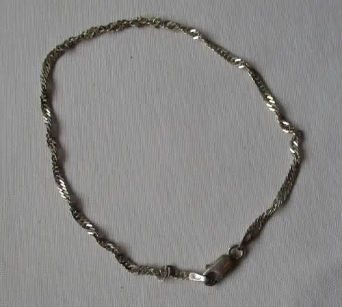 elegantes 925er Sterling Silber Armband Gliederarmband L 20,5 cm (168513)