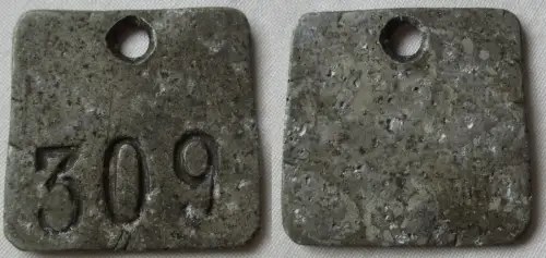 Fahrmarke Bergbau Anwesenheits- und Seilfahrtkontrolle Nr. 309 ohne Ort (171315)