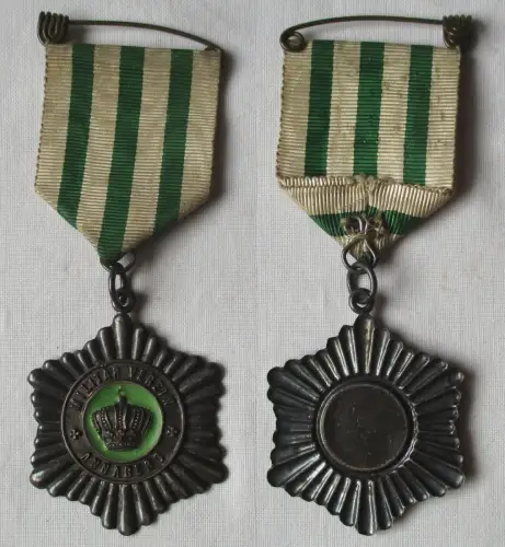 seltenes geprägtes Blech Abzeichen Militärverein Annaberg (171320)