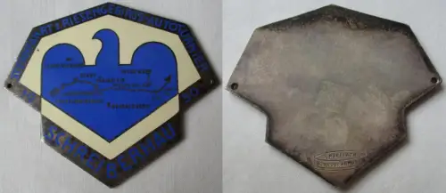 Plakette Sternfahrt zum Riesengebirgs Autoturnier Schreiberhau 1930 (171331)