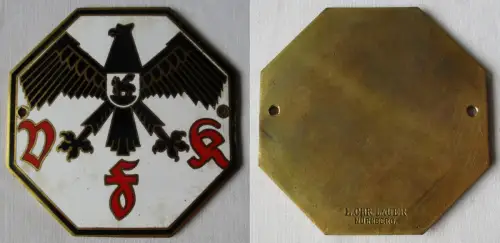 seltene emaillierte Automobil Plakette VFK um 1925 (171279)