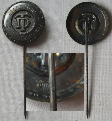 800 Silber Ehrennadel Jubilar Turnverein Rotschau dt. Turnerschaft (171292)