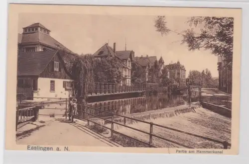 907268 Ak Esslingen am Neckar Partie am Hammerkanal um 1930