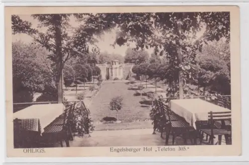 900696 Ak Ohligs Restaurant Engelsberger Hof 1918