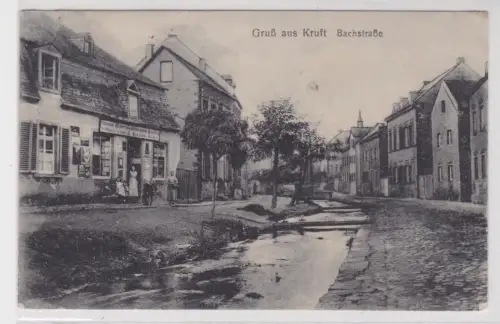 78308 Ak Gruß aus Kruft Rheinland-Pfalz Bachstrasse 1919