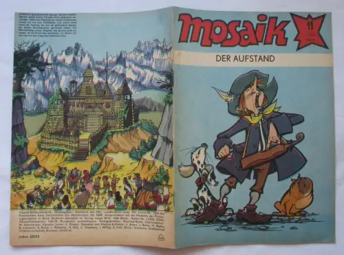 Mosaik Abrafaxe 11 / 1980 FEHLDRUCK !!! Druckverschiebung (108076)