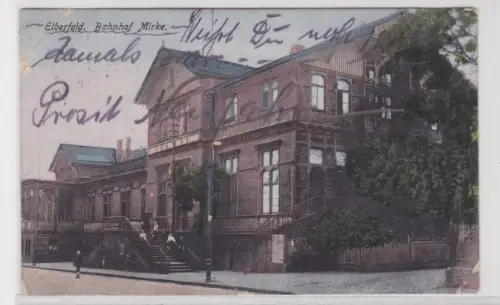 74419 Ak Elberfeld Bahnhof Mirke 1917