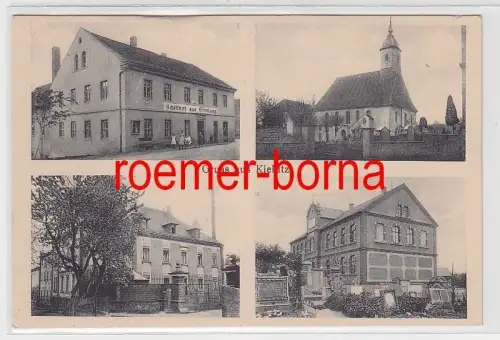 76219 Mehrbild Ak Gruß aus Kiebitz Kirche, Schule, Gasthof um 1940