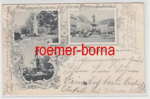 76744 Mehrbild Ak Gruss aus Freiberg in Sachsen 1901
