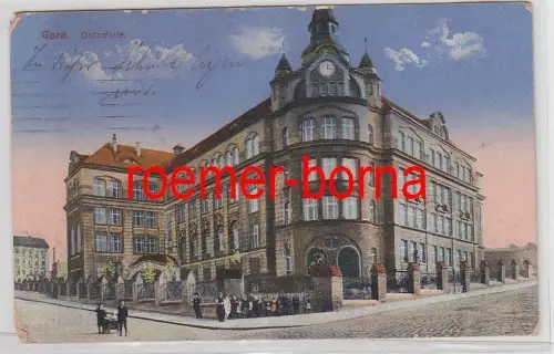 72473 Ak Gera Ostschule 1915