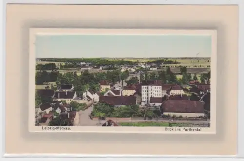 36498 Ak Leipzig-Mockau Blick ins Parthental um 1910