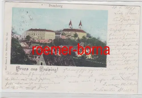 79088 Ak Gruss aus Freising! Domberg 1899