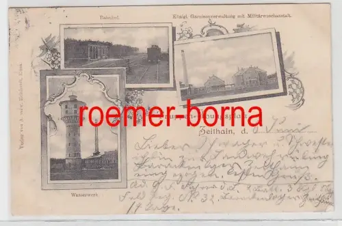 79099 Mehrbild Ak Truppenübungsplatz Zeithain 1899