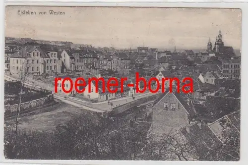 76759 Ak Eisleben von Westen Totalansicht um 1910