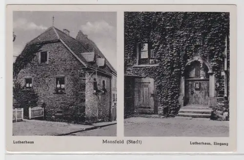 43536 AK Mansfeld (Stadt) - Lutherhaus, Außenansicht und Eingang