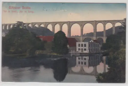 72811 AK Göhrener Brücke - Eisenbahnbrücke Bahnstrecke Neukieritzsch–Chemnitz
